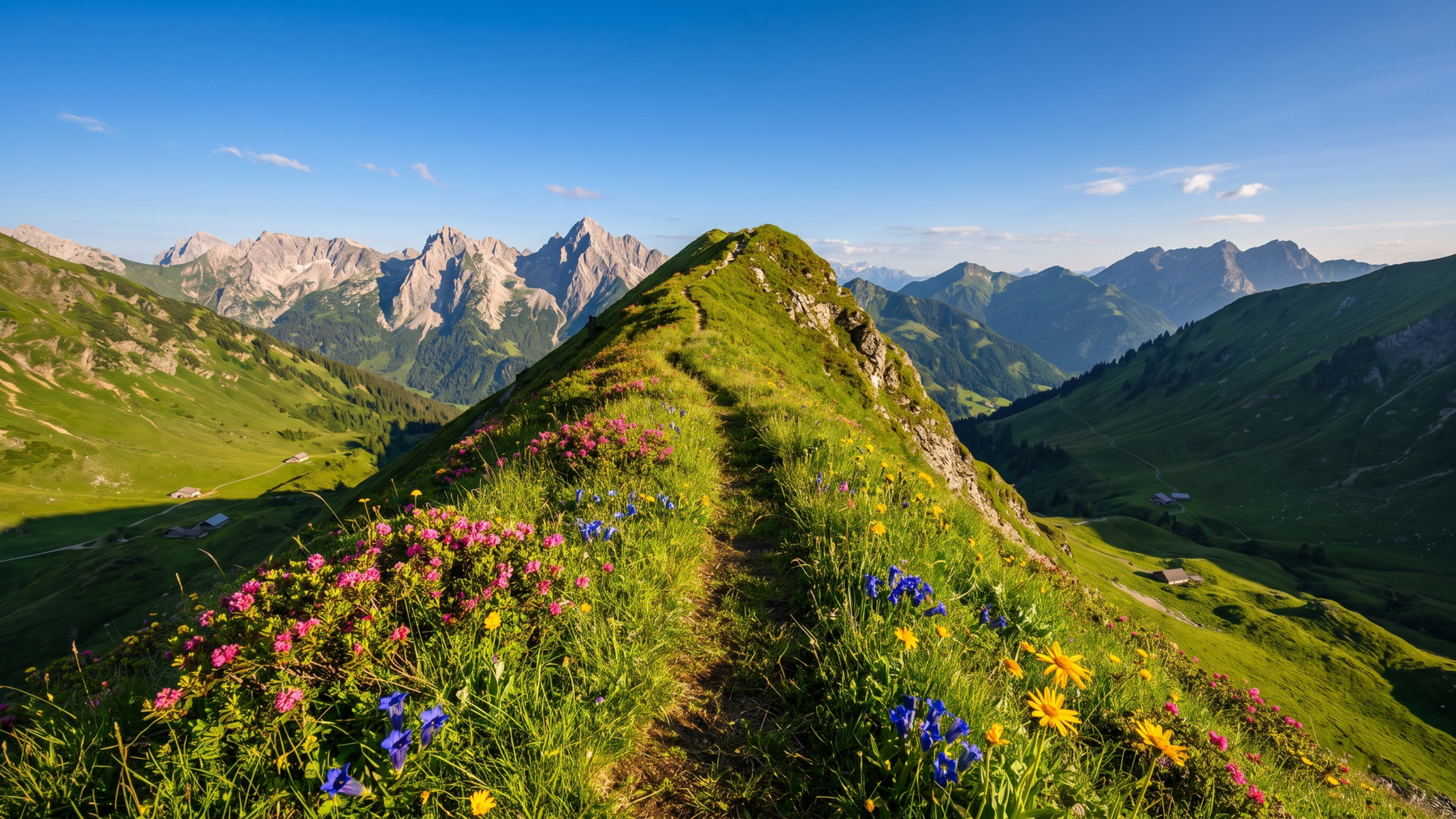 Gratwanderung Kanzelwand – Fellhorn: der Zwei-Länder-Weg