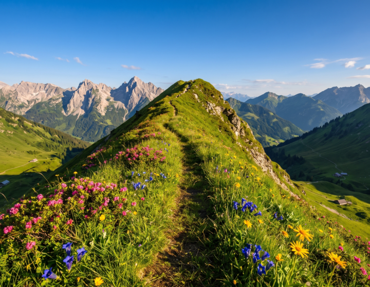 Gratwanderung Kanzelwand – Fellhorn: der Zwei-Länder-Weg